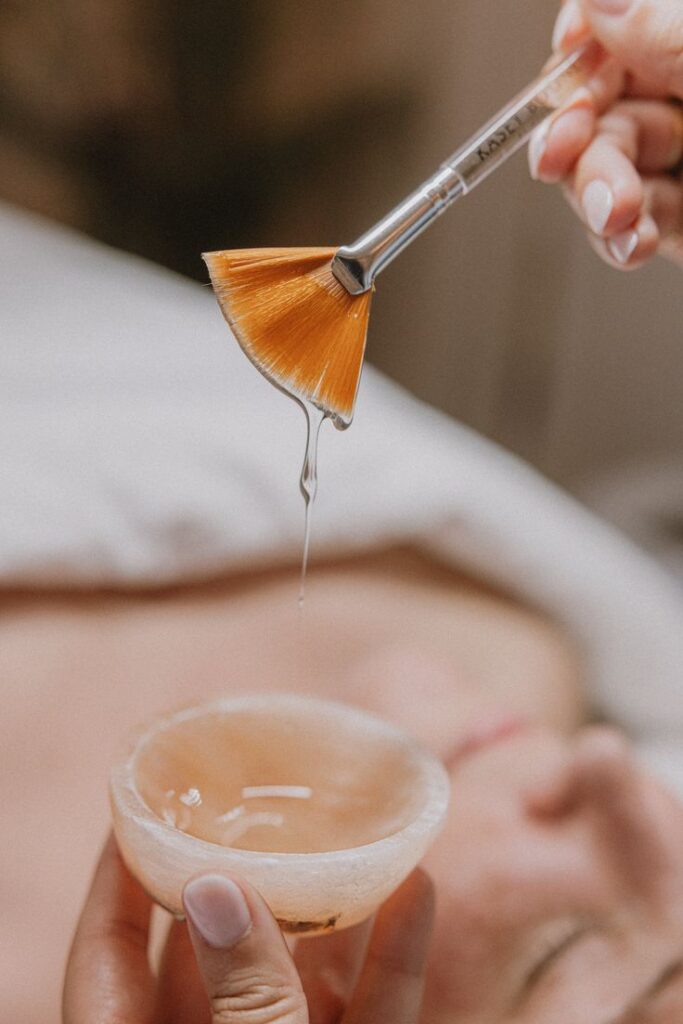 Barrier-first skincare products for sensitive skin before chemical peel